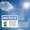 Signmission Conserve Energy Keep Ventilation Sign With Symbol, 10 in W x Rectangle, Vinyl Decal OS-2PACK-NS-D-710-L-10790 - alternate 3